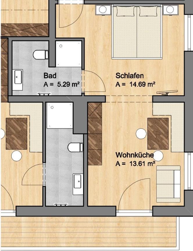 Appartement Schwaiger Шефау ам Вилден Кайзер Стая снимка